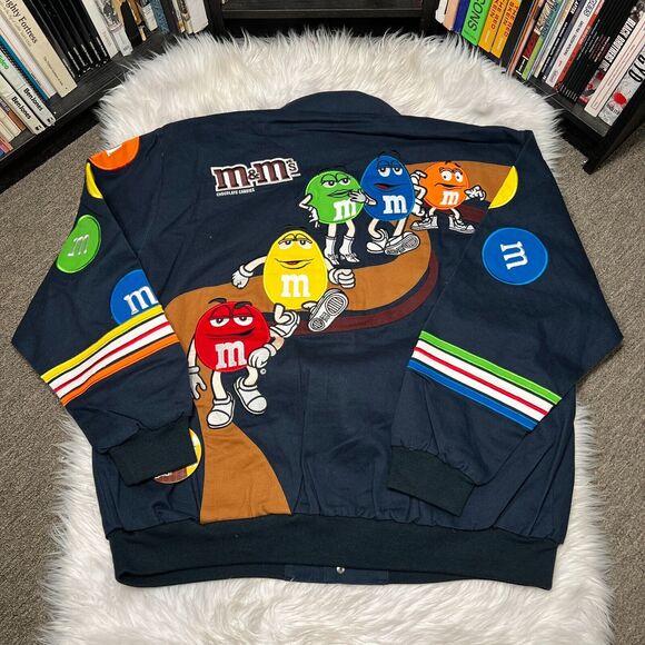 JH DESIGN M&M JACKET SIZE 4XL M & M'S BLUE - Picture 4 of 7